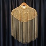 Bling Goddess Bejeweled Tassel Cape