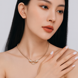 Panthera Baguette Collar Necklace