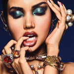 Lucky Gekko Goddess Cocktail Ring - Bansri Design 