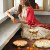 Maharani Pearl Necklace, Bracelet & Earring Set