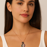 Swarovski Crystal Swan Necklace