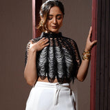 Iconic Audrey Beaded Cape - Bansri Mehta Design
