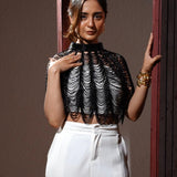 Iconic Audrey Beaded Cape - Bansri Mehta Design