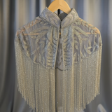 Gleaming Bisou Cape with Tassels
