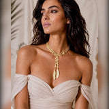 Boho Fringe Lariat Adjustable Belt Necklace