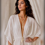 Boho Fringe Lariat Adjustable Belt Necklace