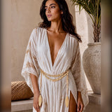 Boho Fringe Lariat Adjustable Belt Necklace