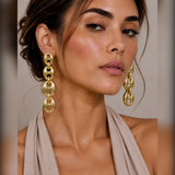 Mariner Link Chain Drop Earrings
