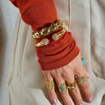 Alena Polki Crystal Bangle Bracelet - Bansri Mehta Design