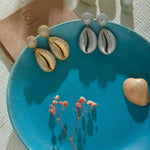 Amalfi Seashell Drop Earring - Bansri Mehta Design