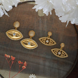 Power Evil Eye Statement Earring - Bansri Mehta Design