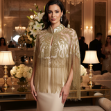 Gleaming Bisou Cape with Tassels