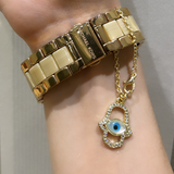 Mystic Eye Hamsa Guardian Watch Charm