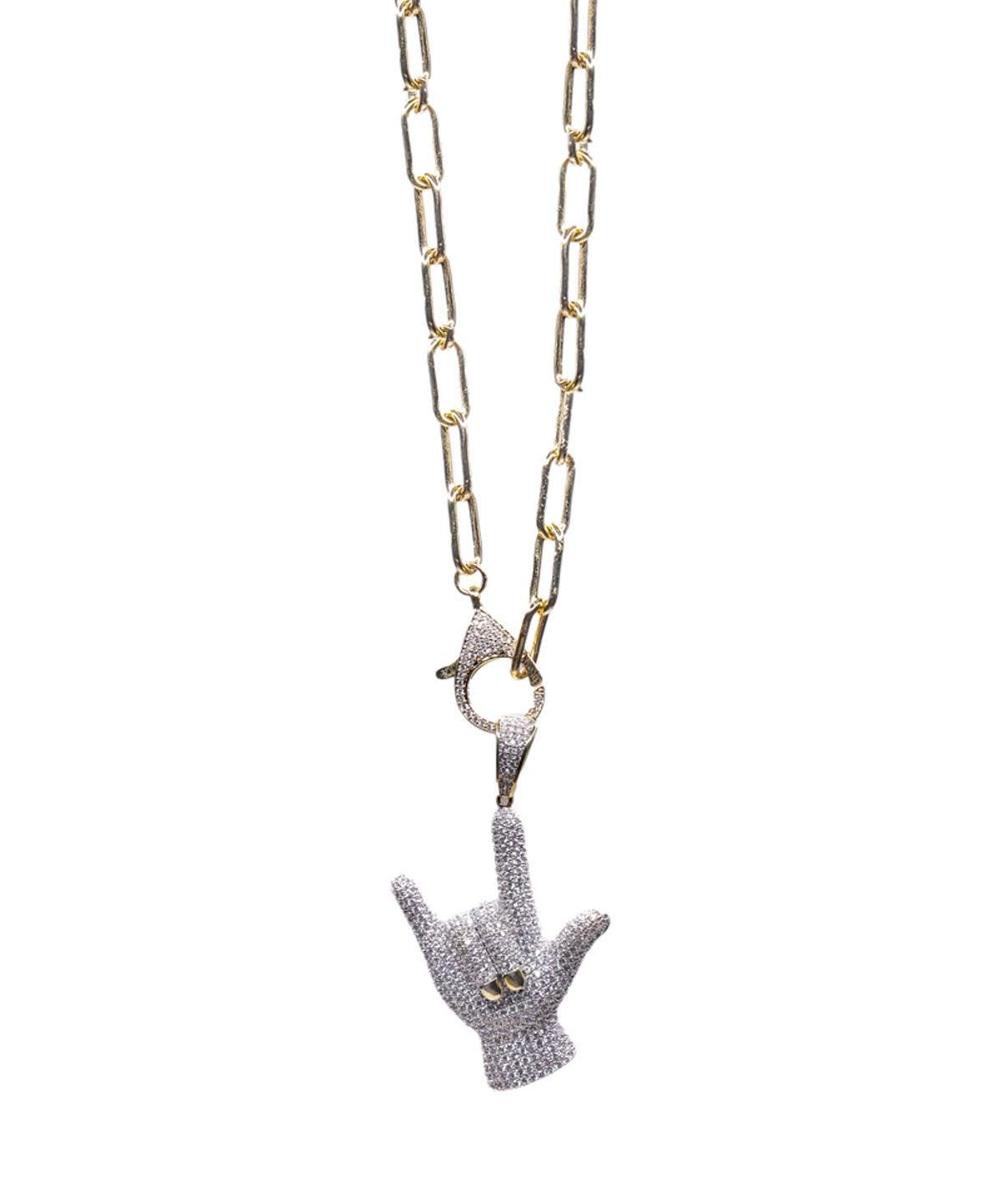 Rockstar Detachable Pendant Link Necklace - Bansri Mehta Design