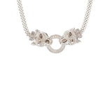 Panthera Baguette Collar Necklace - Bansri Mehta Design