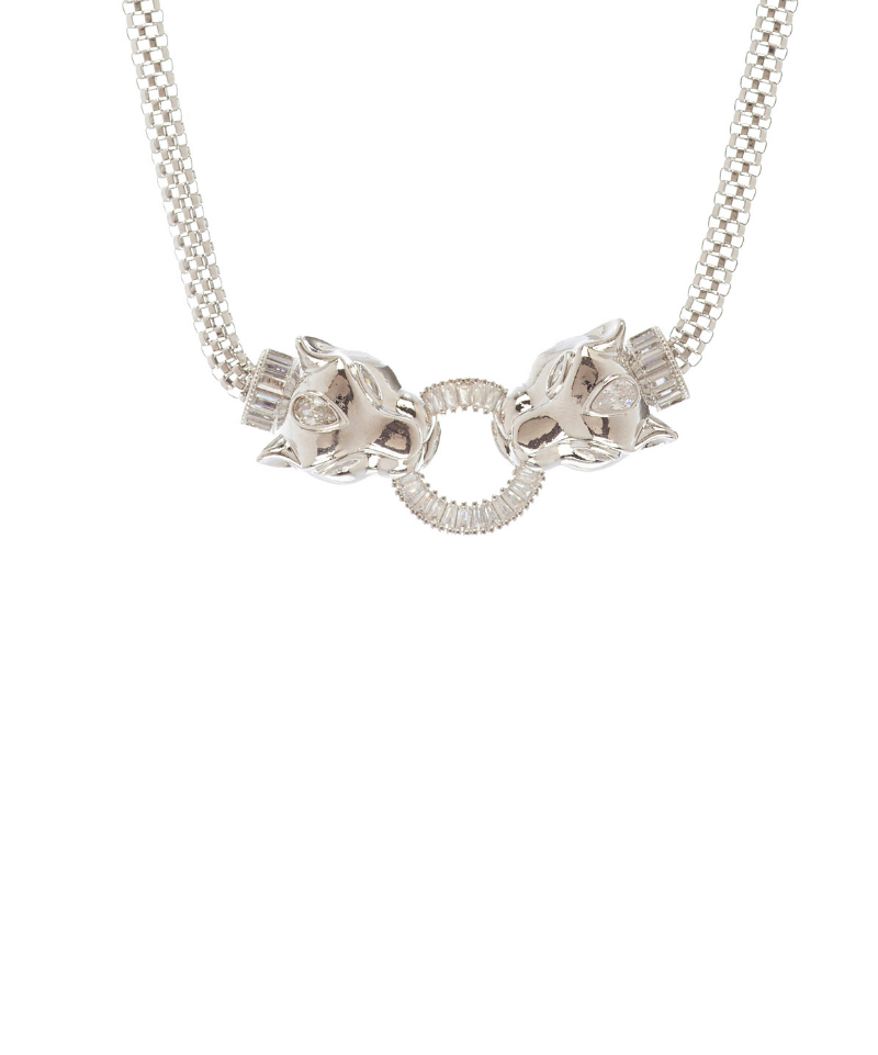 Panthera Baguette Collar Necklace - Bansri Mehta Design