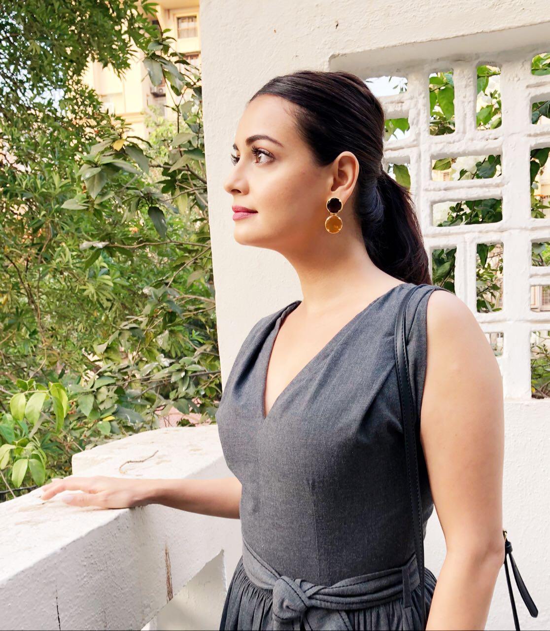 Alexa Cabachon Earrings - Bansri Mehta Design
