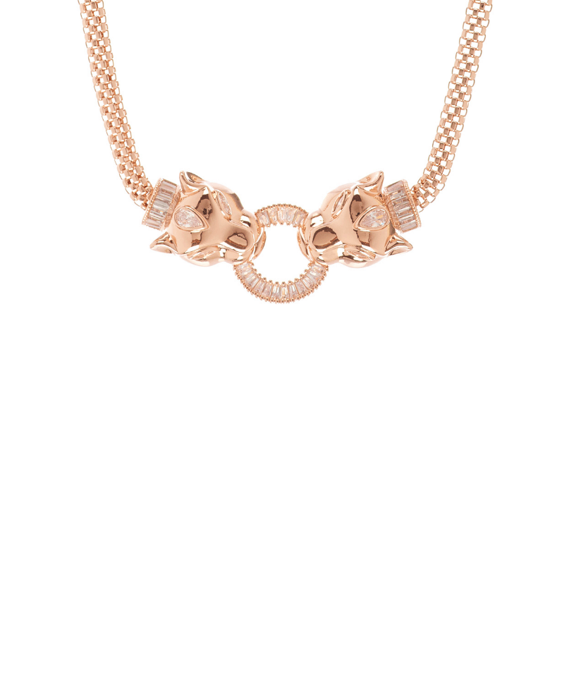 Panthera Baguette Collar Necklace - Bansri Mehta Design