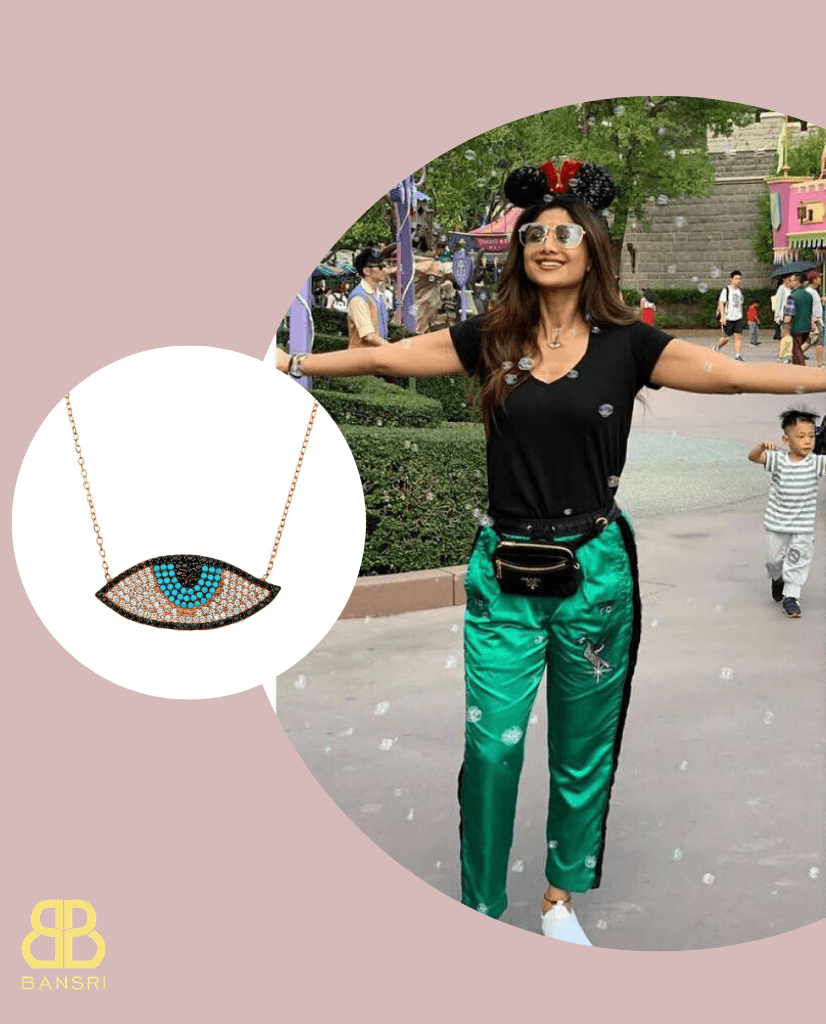 Sterling Silver Third Eye Necklace - Bansri Mehta Design