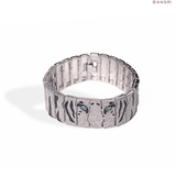 Link Panther Face Diamonte Choker Necklace - Bansri Mehta Design