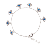 Mini Evil Eye Charm Bracelet - Bansri Mehta Design