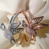 Fly High Bird Bracelet Cuff - Bansri Mehta Design
