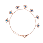 Mini Evil Eye Charm Bracelet - Bansri Mehta Design