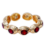 Bedazzle Flexi Bangle Bracelet - Gold - Bansri Mehta Design