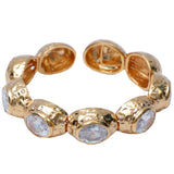 Bedazzle Flexi Bangle Bracelet - Gold - Bansri Mehta Design