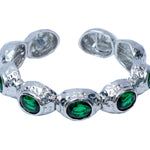 Bedazzle Flexi Bangle Bracelet - Silver - Bansri Mehta Design