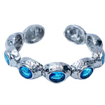 Bedazzle Flexi Bangle Bracelet - Silver - Bansri Mehta Design