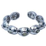 Bedazzle Flexi Bangle Bracelet - Silver - Bansri Mehta Design