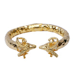 Animal Head Bracelet Cuff - Bansri Mehta Design