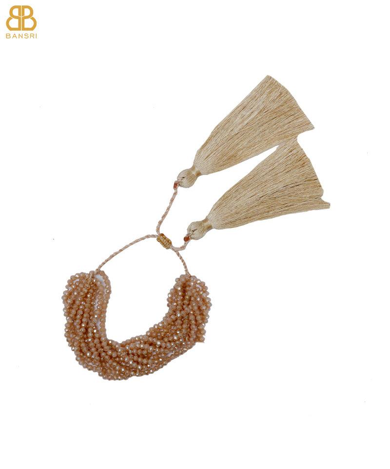 Party Princess Tassel Beaded Bracelet - Bansri Mehta Design