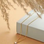 Solitaire Heart Pendant Chain Necklace - Bansri Mehta Design
