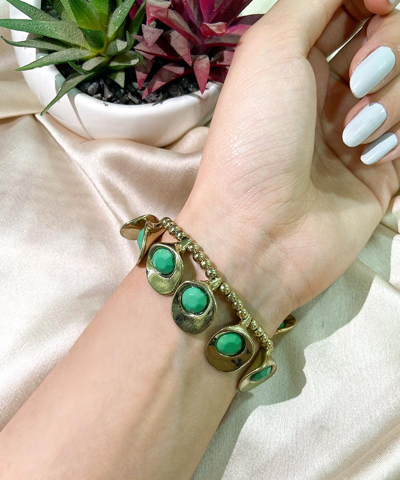 Mosaic Enamel Beaded Bracelet - Bansri Mehta Design