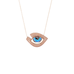 Gorgeous Glam Evil Eye Necklace - Bansri Mehta Design