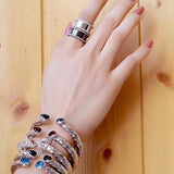 Metallic Adjustable Band Ring - Bansri Mehta Design