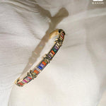 Criss Cross Rainbow Crystal Bracelet - Bansri Mehta Design