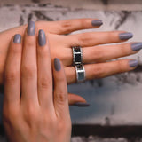 Metallic Adjustable Band Ring - Bansri Mehta Design