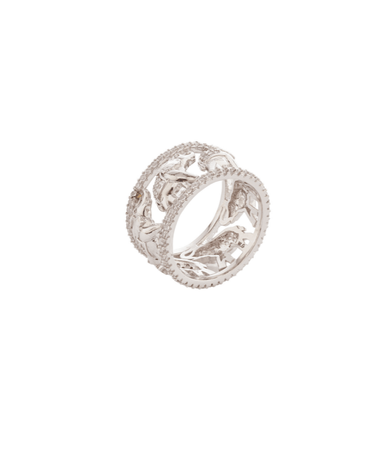 Safari Ele Band Ring - Bansri Mehta Design
