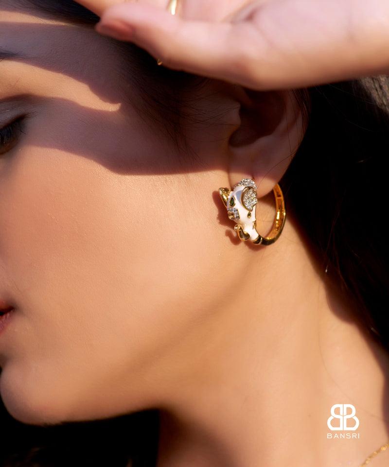 Safari Ele Necklace, Bracelet, Hoop Earrings & Ring Set - Bansri Mehta Design