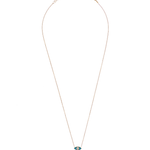 Reversible Two Toned Enamel Mini Evil Eye Necklace - Bansri Mehta Design