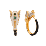 Safari Ele Necklace, Bracelet, Hoop Earrings & Ring Set - Bansri Mehta Design