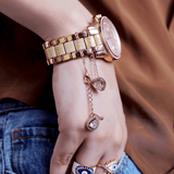 I Heart Me Solitaire Watch Charm - Bansri Mehta Design