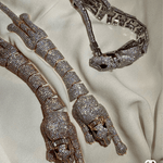 Glam Crystal Encrusted Panther Bracelet - Bansri Mehta Design