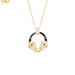 Safari Ele Necklace, Bracelet, Hoop Earrings & Ring Set - Bansri Mehta Design
