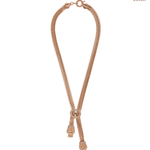 Double Headed Panthera Snakechain Dangler Necklace - Bansri Mehta Design
