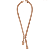 Double Headed Panthera Snakechain Dangler Necklace - Bansri Mehta Design