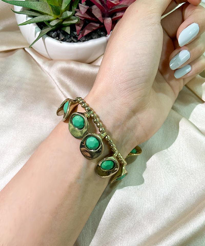 Mosaic Enamel Beaded Bracelet - Bansri Mehta Design